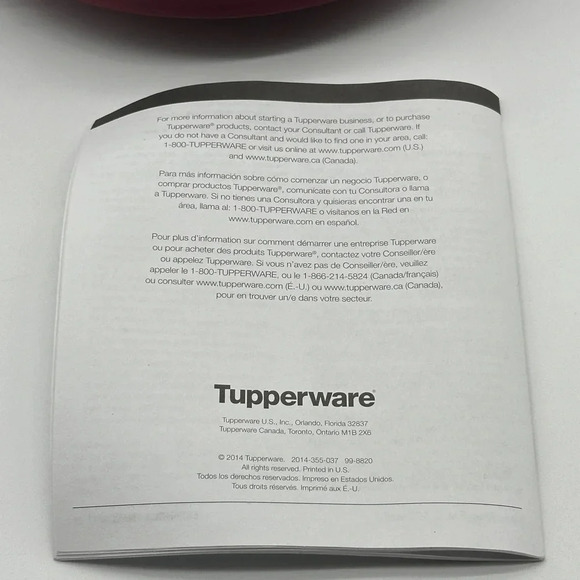 Tupperware Microwave 2-Quart Round Pressure Cooker-NEW - Picture 7 of 8